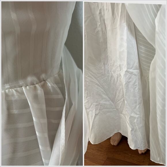 Vintage 70s / 80s Wedding Dress by Roberta California // Size XS - Picture 3 of 5